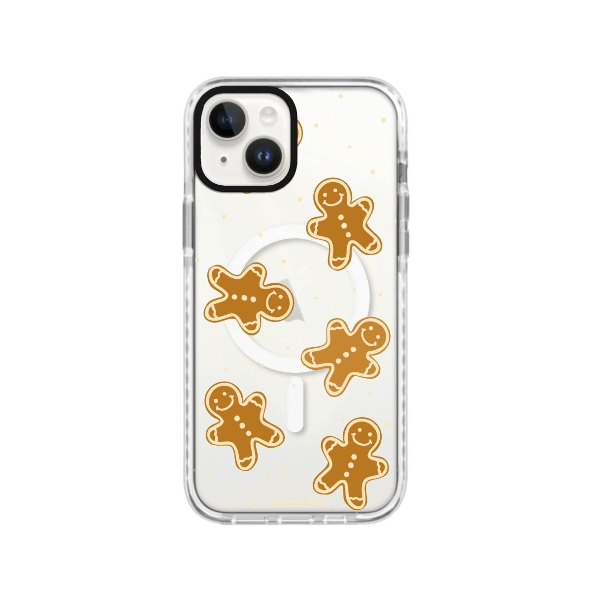 iPhone 13 Gingerbread Man Magsafe Procase Şeffaf Telefon Kılıfı Beyaz Şeffaf - SUMTHINCS