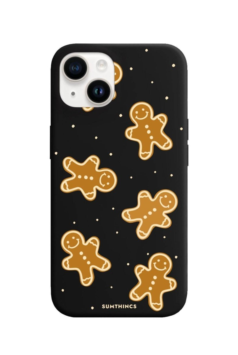 iPhone 13 Gingerbread Man Premium Telefon Kılıfı Siyah - SUMTHINCS
