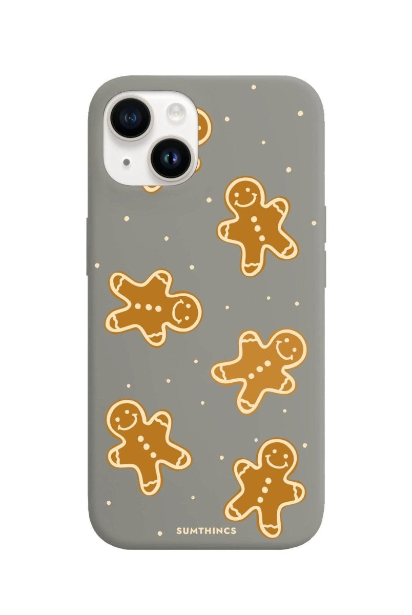 iPhone 13 Gingerbread Man Premium Telefon Kılıfı Gri - SUMTHINCS