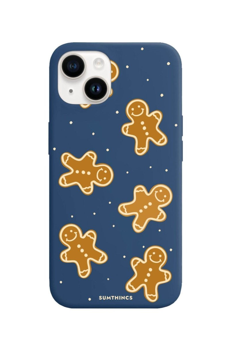 iPhone 13 Gingerbread Man Premium Telefon Kılıfı Pasifik Mavi - SUMTHINCS
