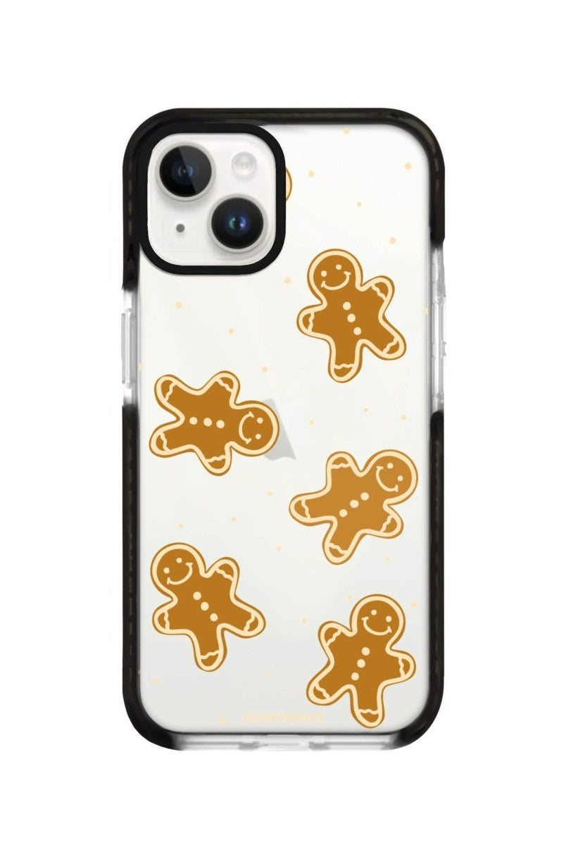 iPhone 13 Gingerbread Man Procase Şeffaf Telefon Kılıfı Siyah Şeffaf - SUMTHINCS