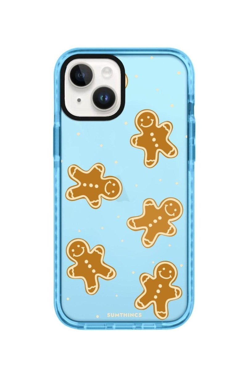 iPhone 13 Gingerbread Man Procase Şeffaf Telefon Kılıfı Mavi - SUMTHINCS