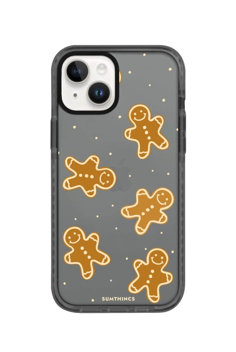iPhone 13 Gingerbread Man Procase Şeffaf Telefon Kılıfı Antrasit - SUMTHINCS
