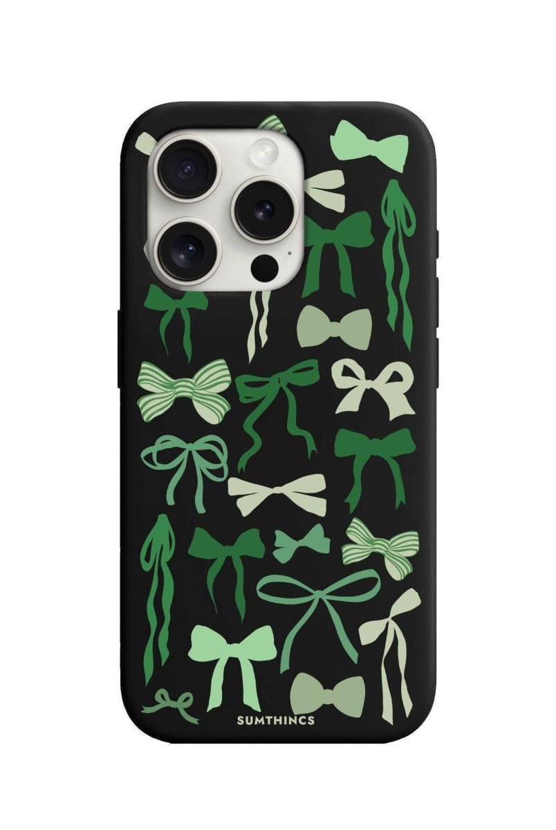 iPhone 13 Green Garland Premium Telefon Kılıfı Siyah - SUMTHINCS