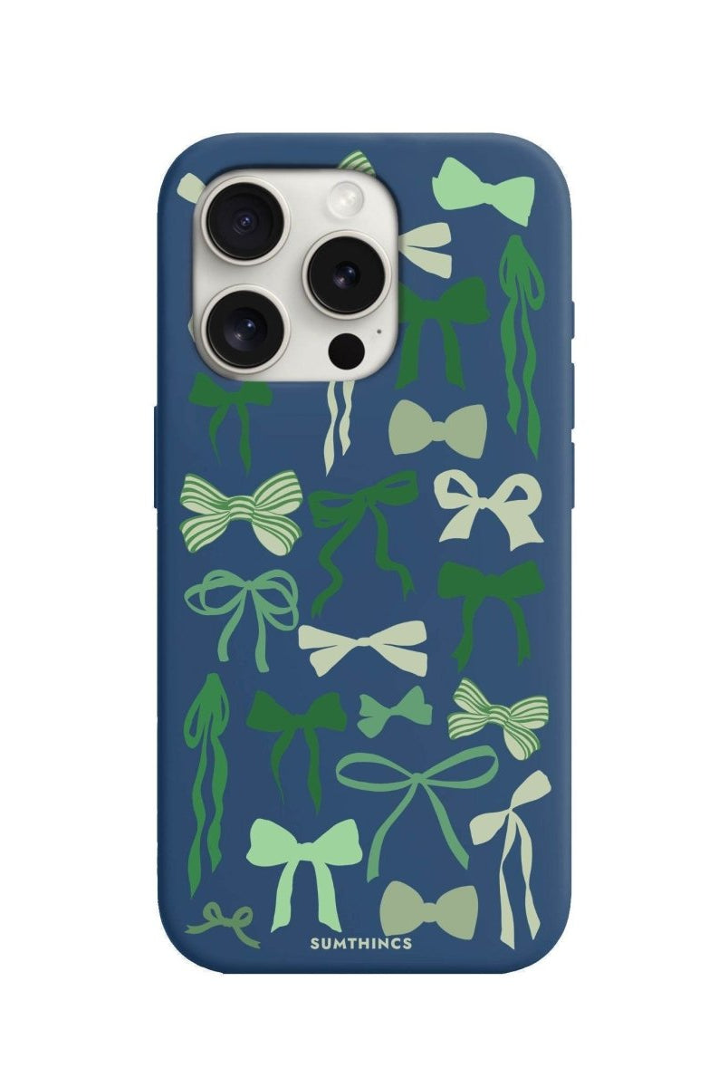 iPhone 13 Green Garland Premium Telefon Kılıfı Pasifik Mavi - SUMTHINCS