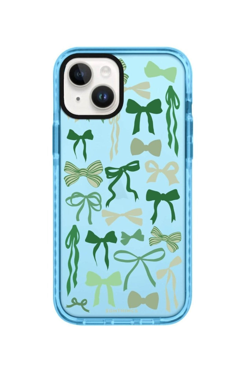 iPhone 13 Green Garland Procase Şeffaf Telefon Kılıfı Mavi - SUMTHINCS