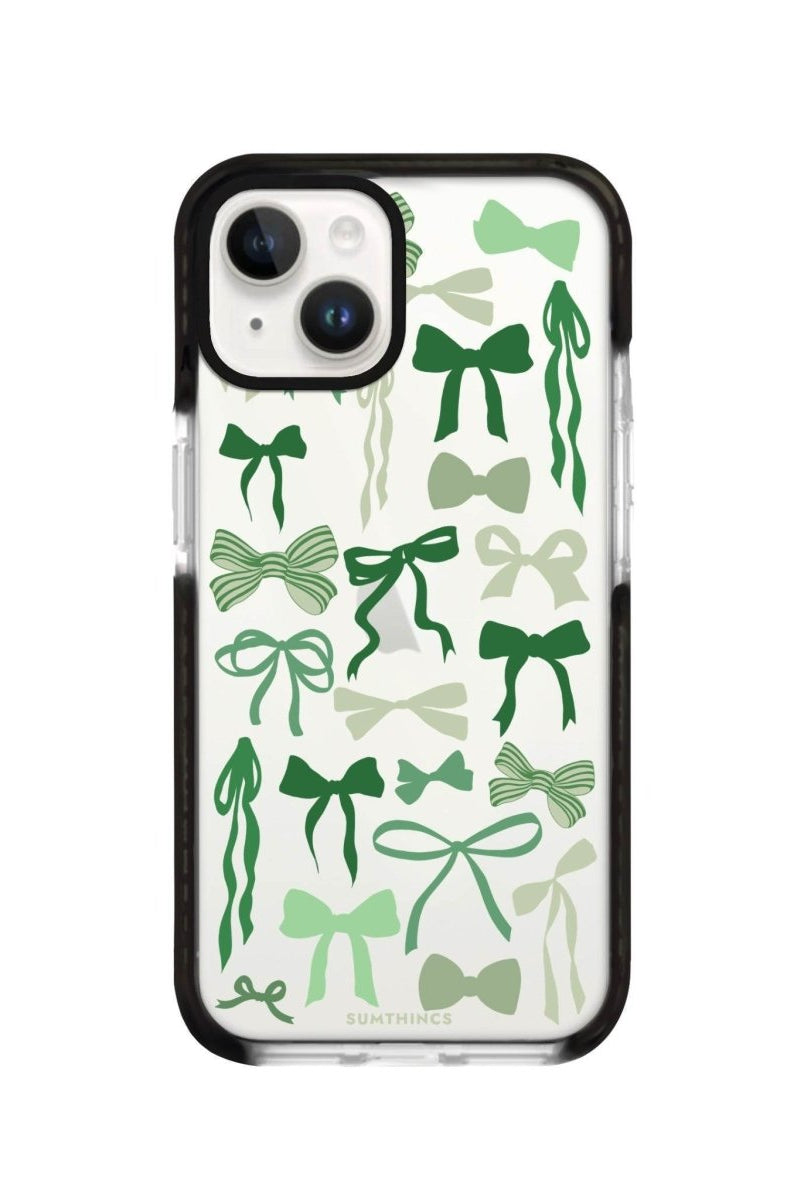 iPhone 13 Green Garland Procase Şeffaf Telefon Kılıfı Siyah Şeffaf - SUMTHINCS