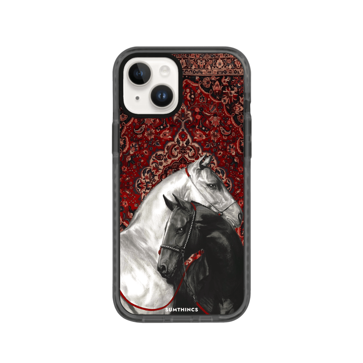 iPhone 13 Harmony Procase Şeffaf Telefon Kılıfı Antrasit - SUMTHINCS