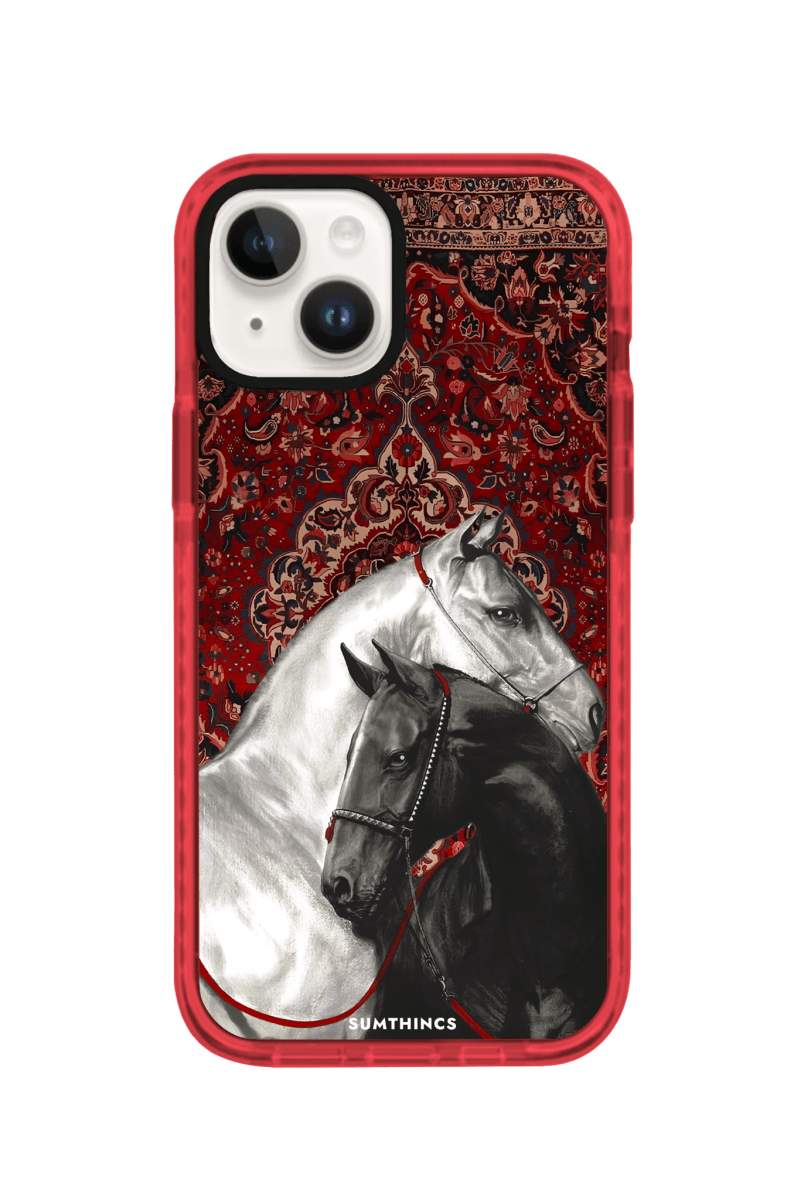 iPhone 13 Harmony Procase Şeffaf Telefon Kılıfı Kırmızı - SUMTHINCS