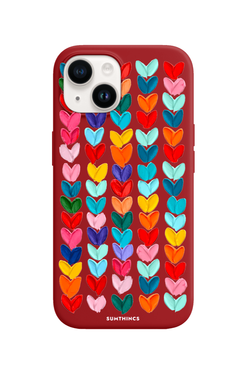 iPhone 13 Lovestorm Premium Telefon Kılıfı Kırmızı - SUMTHINCS