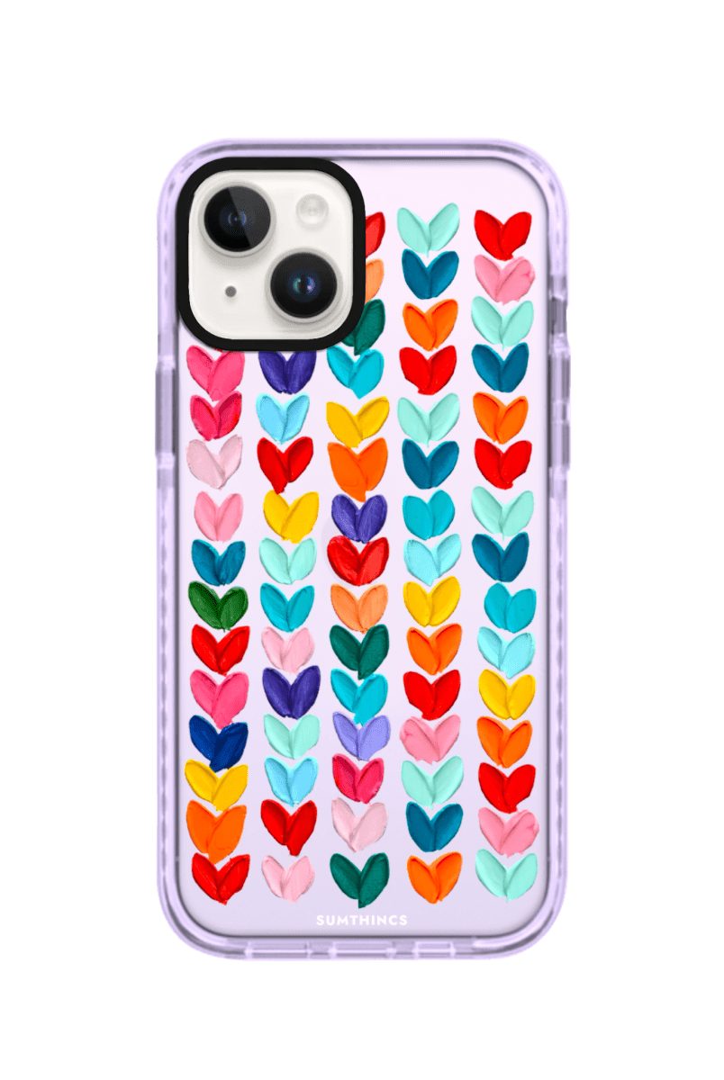 iPhone 13 Lovestorm Procase Şeffaf Telefon Kılıfı Lila - SUMTHINCS