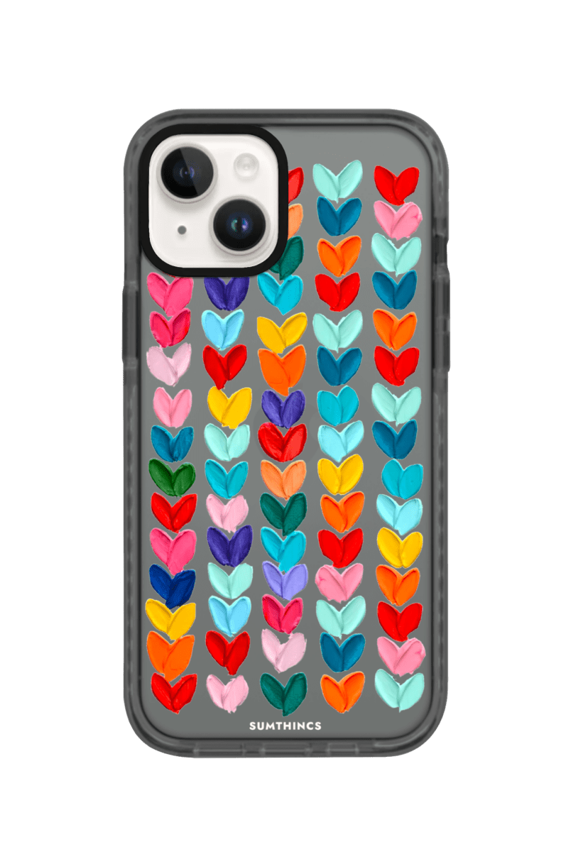 iPhone 13 Lovestorm Procase Şeffaf Telefon Kılıfı Antrasit - SUMTHINCS