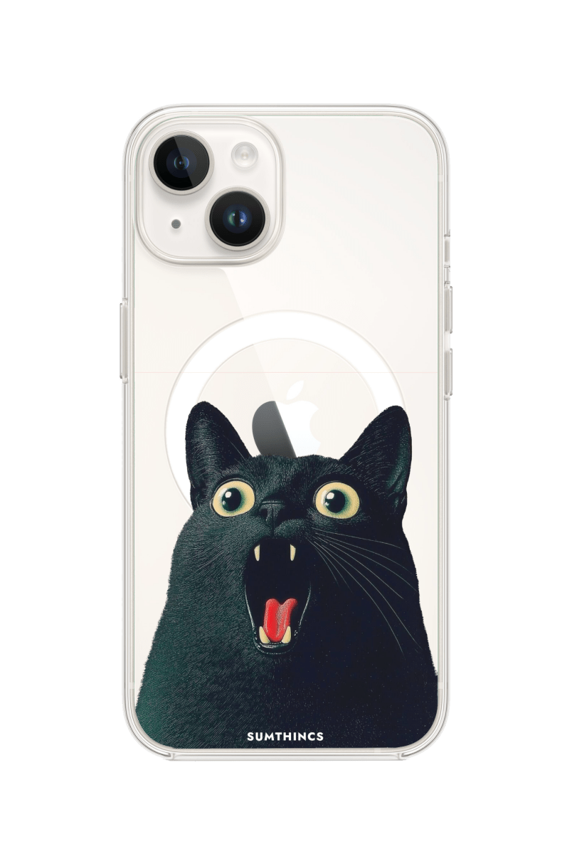 iPhone 13 Meoww Clear Magsafe Telefon Kılıfı - SUMTHINCS