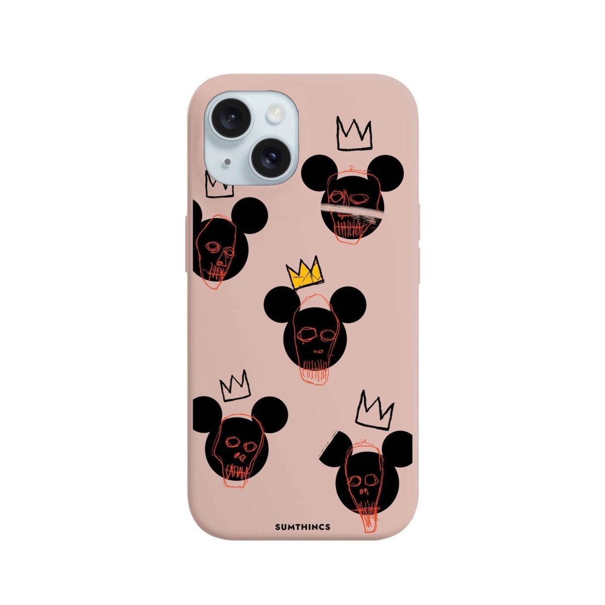 iPhone 13 Mickeys Midnight Premium Telefon Kılıfı Bej - SUMTHINCS