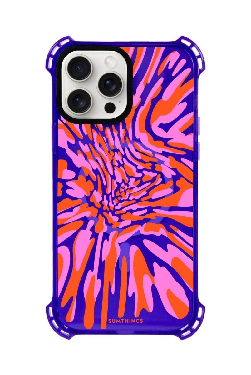 iPhone 13 Neon Dreams Bumper Magsafe Şeffaf Telefon Kılıfı Mor - SUMTHINCS