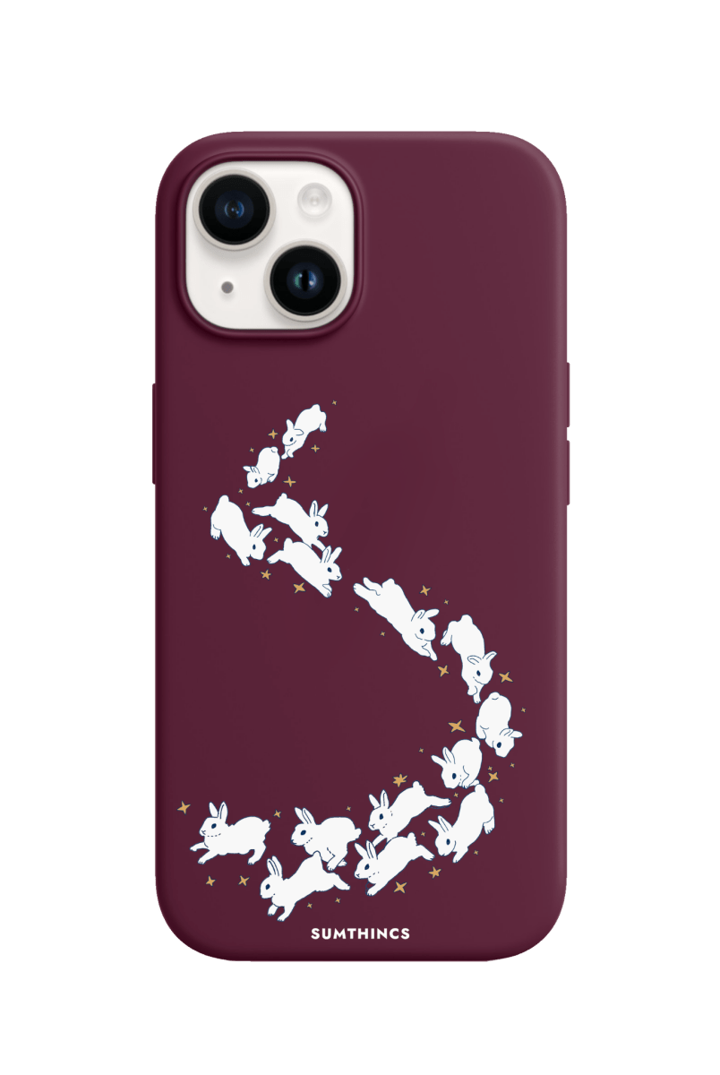 iPhone 13 Neon Fish Premium Telefon Kılıfı Bordo - SUMTHINCS