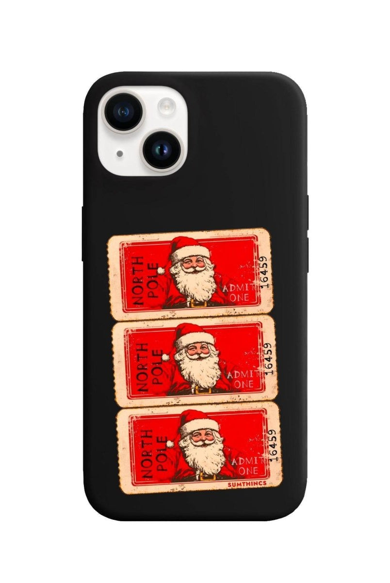 iPhone 13 Northpole Ticket Premium Telefon Kılıfı Siyah - SUMTHINCS