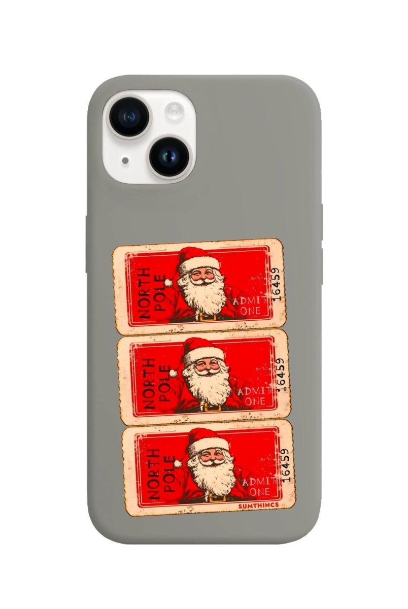 iPhone 13 Northpole Ticket Premium Telefon Kılıfı Gri - SUMTHINCS