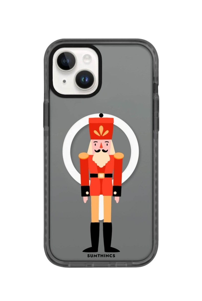 iPhone 13 Nutcracker Magsafe Procase Şeffaf Telefon Kılıfı Antrasit - SUMTHINCS