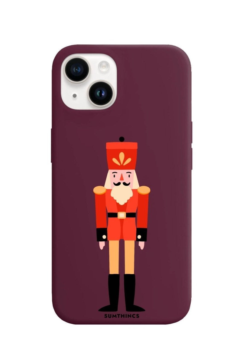 iPhone 13 Nutcracker Premium Telefon Kılıfı Bordo - SUMTHINCS