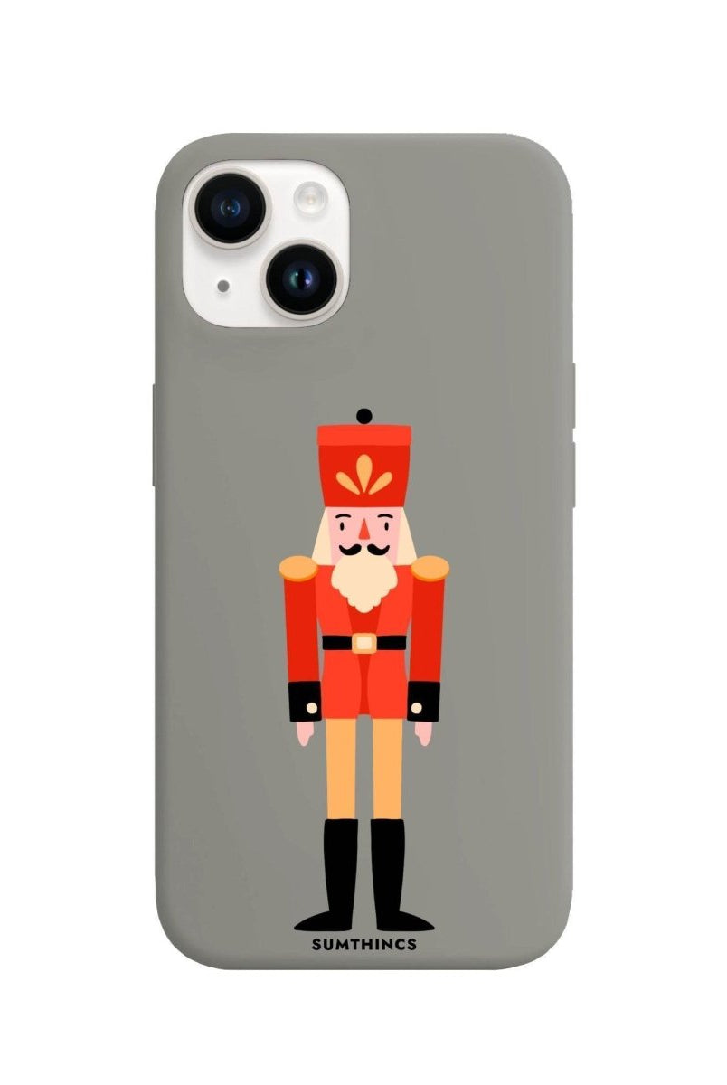 iPhone 13 Nutcracker Premium Telefon Kılıfı Gri - SUMTHINCS
