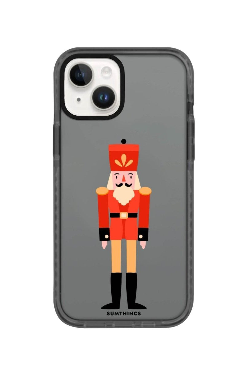iPhone 13 Nutcracker Procase Şeffaf Telefon Kılıfı Antrasit - SUMTHINCS