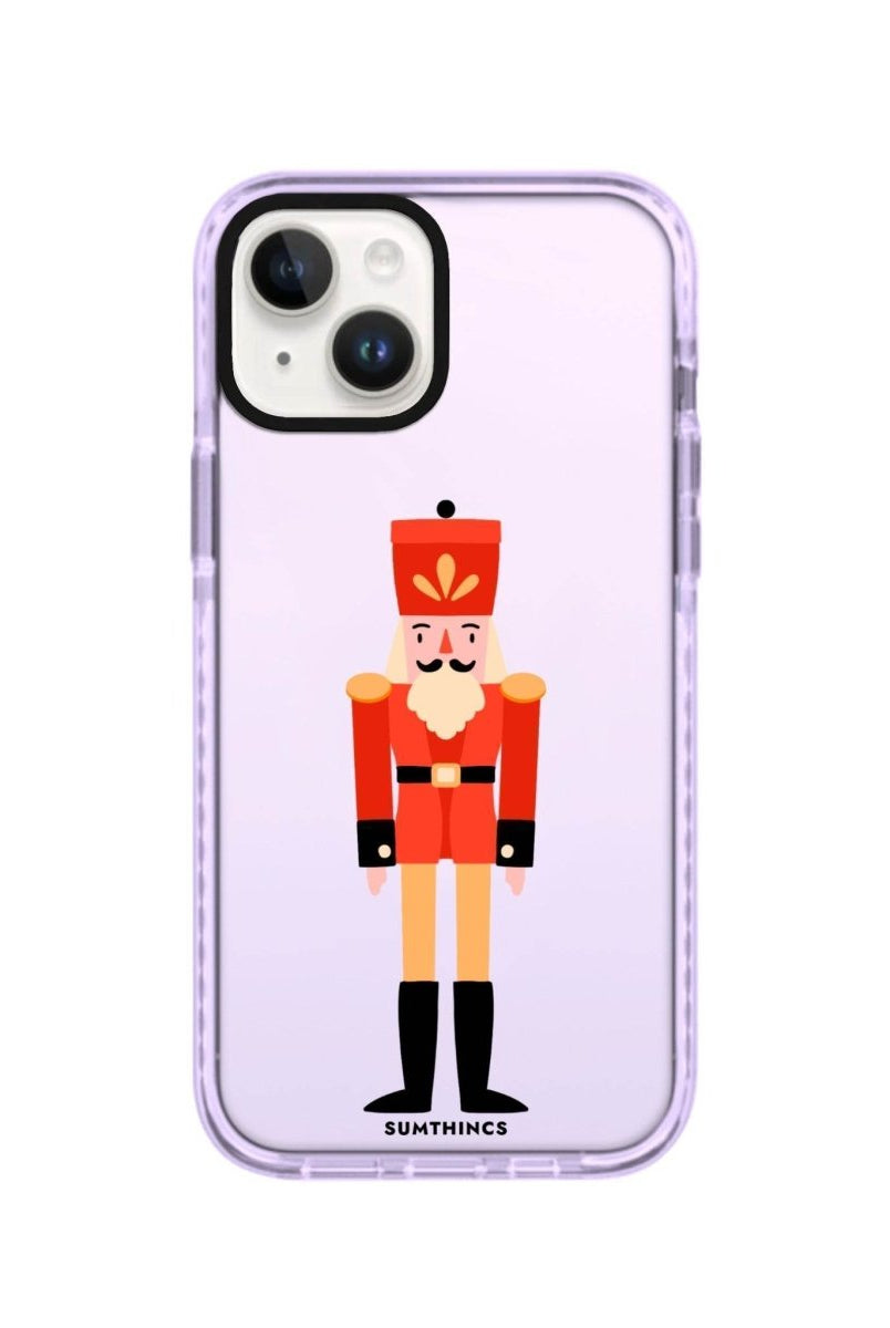 iPhone 13 Nutcracker Procase Şeffaf Telefon Kılıfı Lila - SUMTHINCS