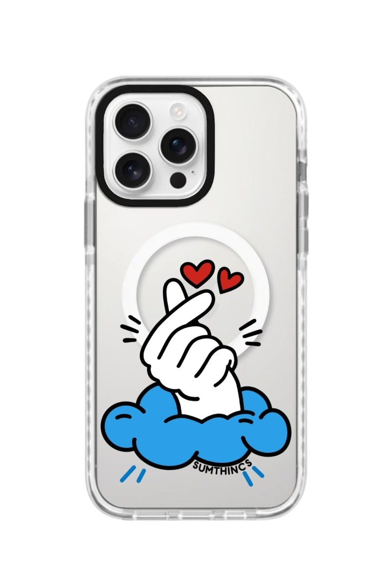 iPhone 13 Pro Max Crush Magsafe Procase Telefon Kılıfı Beyaz Şeffaf - SUMTHINCS