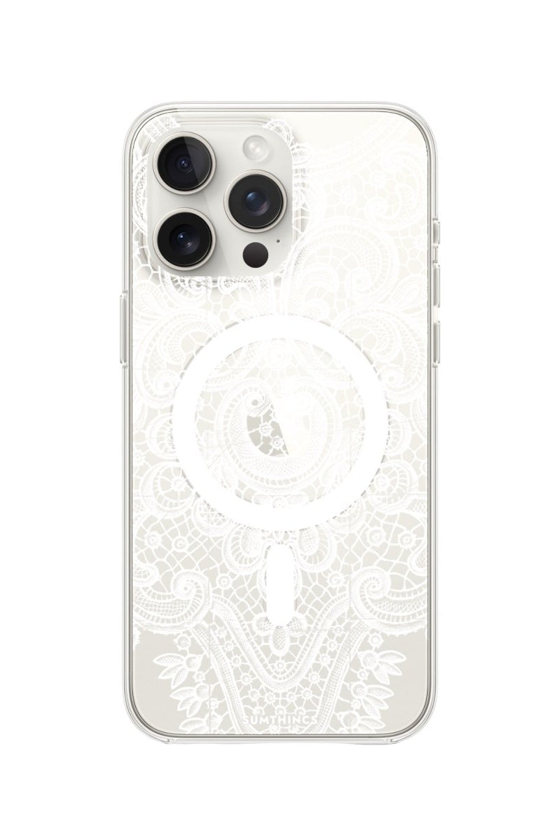 iPhone 13 Pro Max Lacework Clear Magsafe Telefon Kılıfı - SUMTHINCS