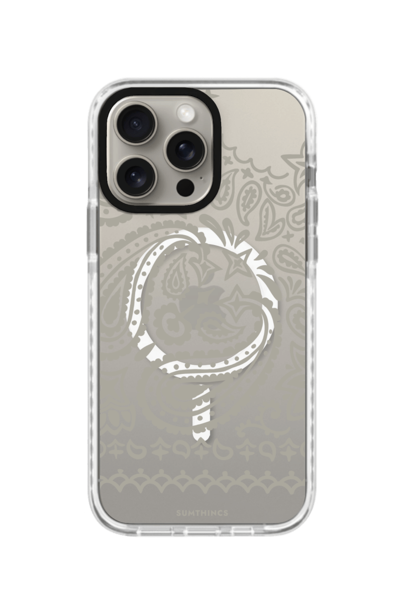 iPhone 13 Pro Urban Bandana Magsafe Procase Şeffaf Telefon Kılıfı Beyaz Şeffaf - SUMTHINCS