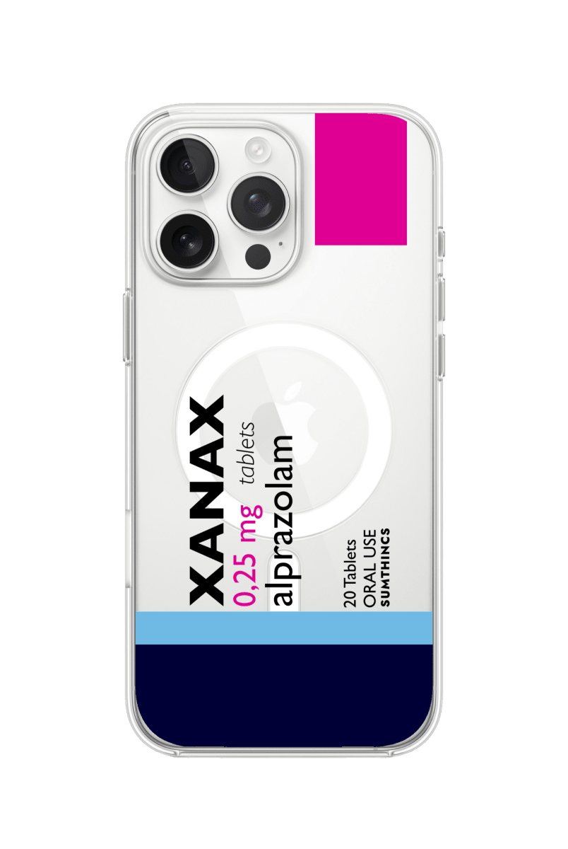 iPhone 13 Pro Xanax Clear Magsafe Telefon Kılıfı - Sumthincs