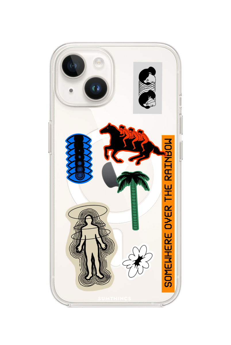 iPhone 13 Somewhere Clear Magsafe Şeffaf Telefon Kılıfı - SUMTHINCS