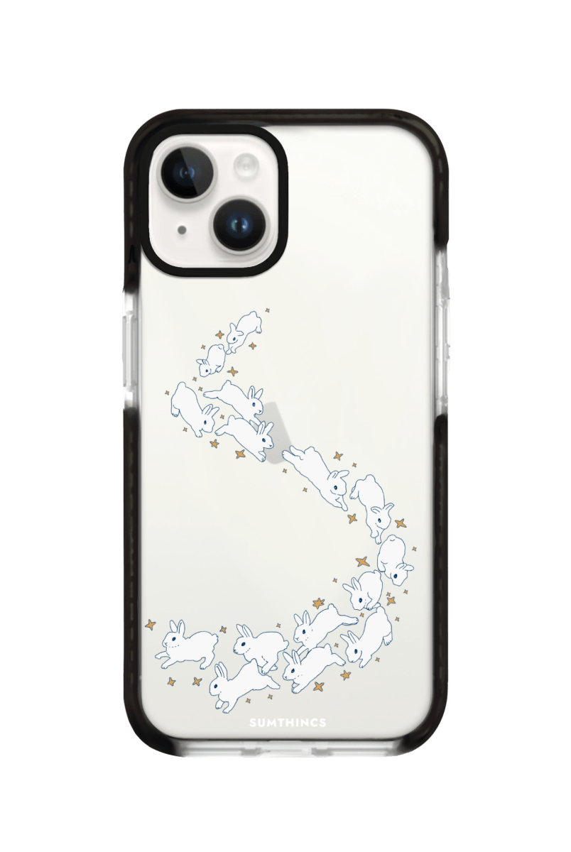 iPhone 13 Starry Bunnies Procase Şeffaf Telefon Kılıfı Siyah Şeffaf - SUMTHINCS