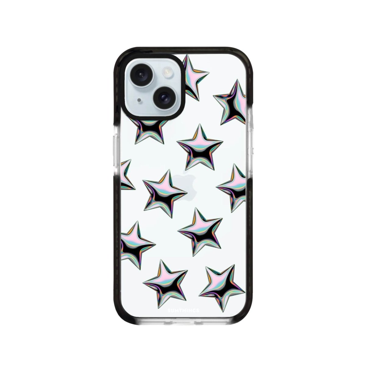 iPhone 13 Stars Procase Şeffaf Telefon Kılıfı Siyah Şeffaf - SUMTHINCS