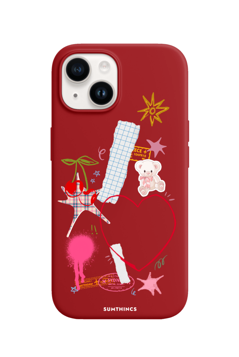 iPhone 13 Sweet Chaos Premium Telefon Kılıfı Kırmızı - SUMTHINCS