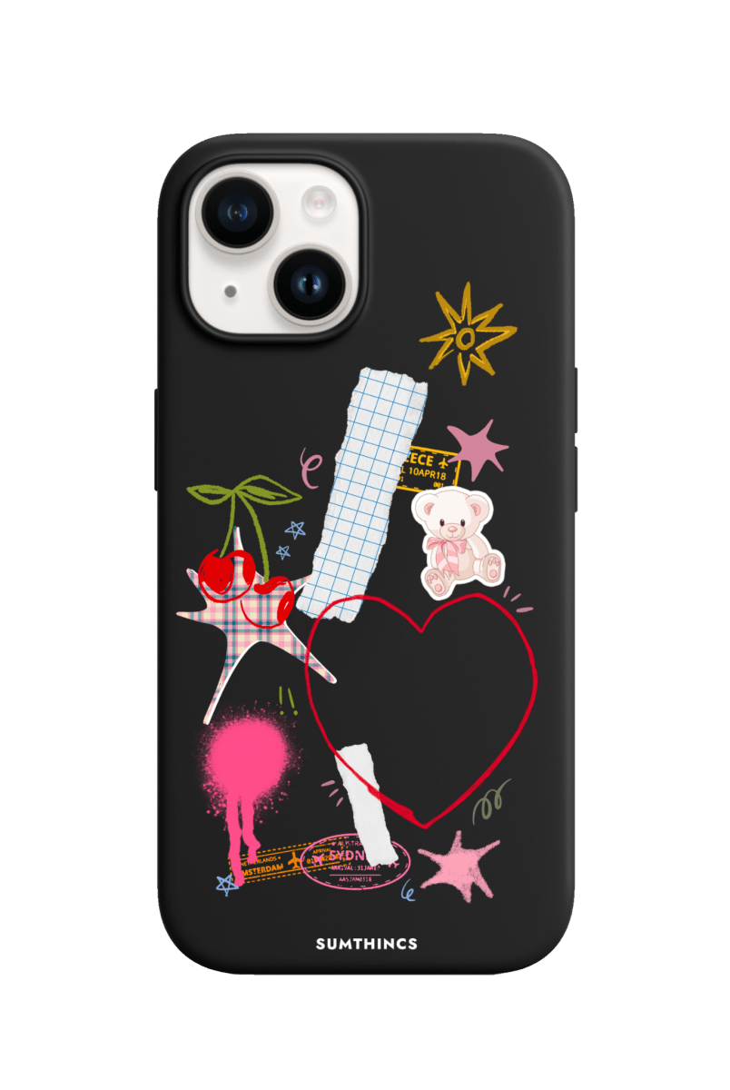 iPhone 13 Sweet Chaos Premium Telefon Kılıfı Siyah - SUMTHINCS