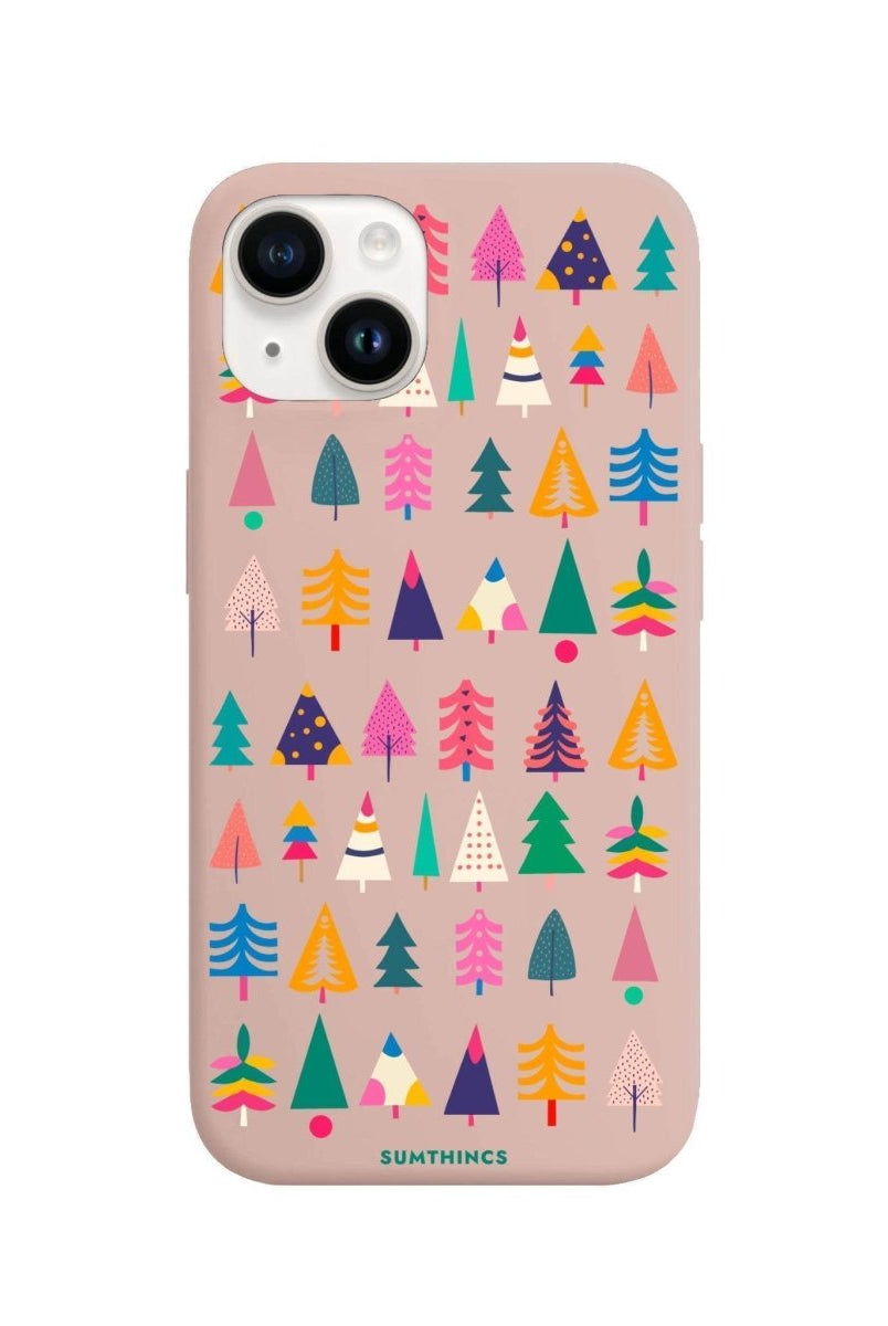 iPhone 13 Tiny Forest Premium Telefon Kılıfı Bej - SUMTHINCS