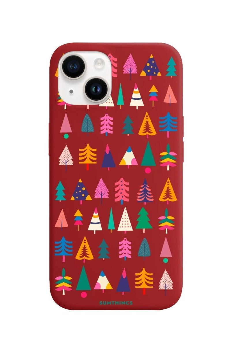 iPhone 13 Tiny Forest Premium Telefon Kılıfı Kırmızı - SUMTHINCS