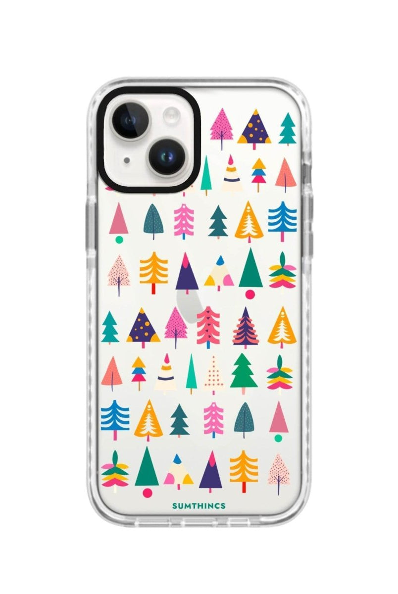 iPhone 13 Tiny Forest Procase Şeffaf Telefon Kılıfı Beyaz Şeffaf - SUMTHINCS