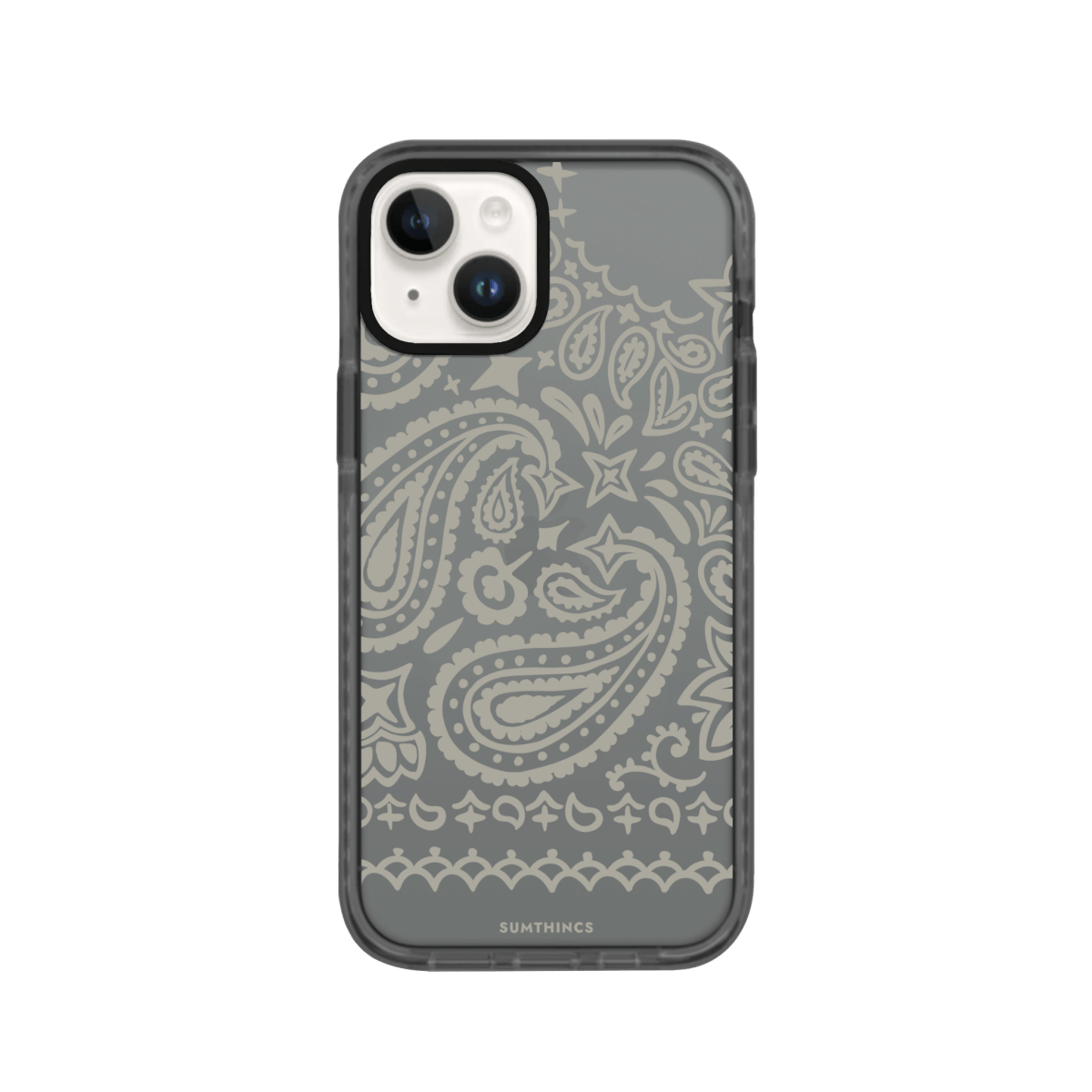 iPhone 13 Urban Bandana Procase Şeffaf Telefon Kılıfı Antrasit - SUMTHINCS