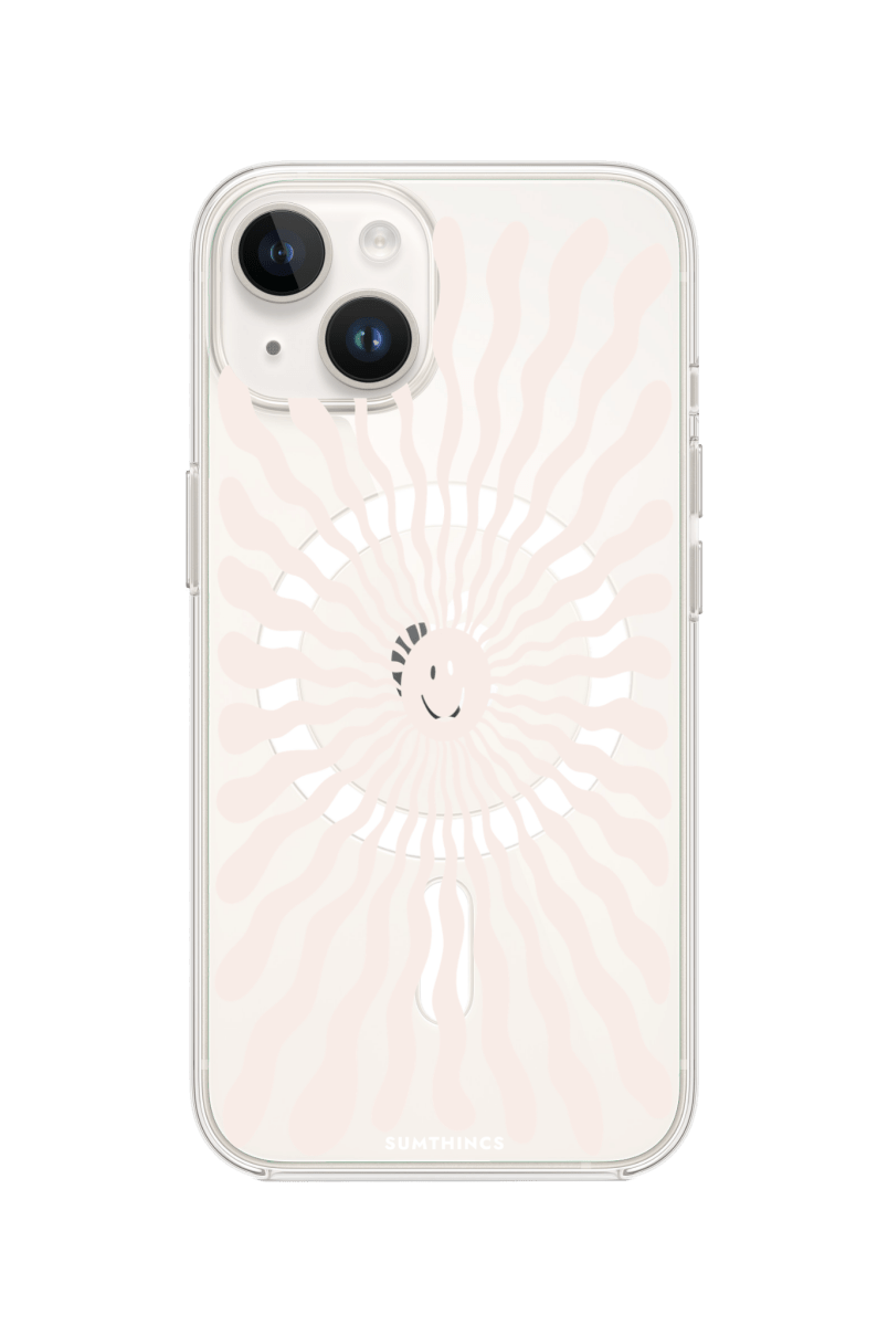 iPhone 14 Happy Litle Sun Clear Magsafe Telefon Kılıfı - SUMTHINCS