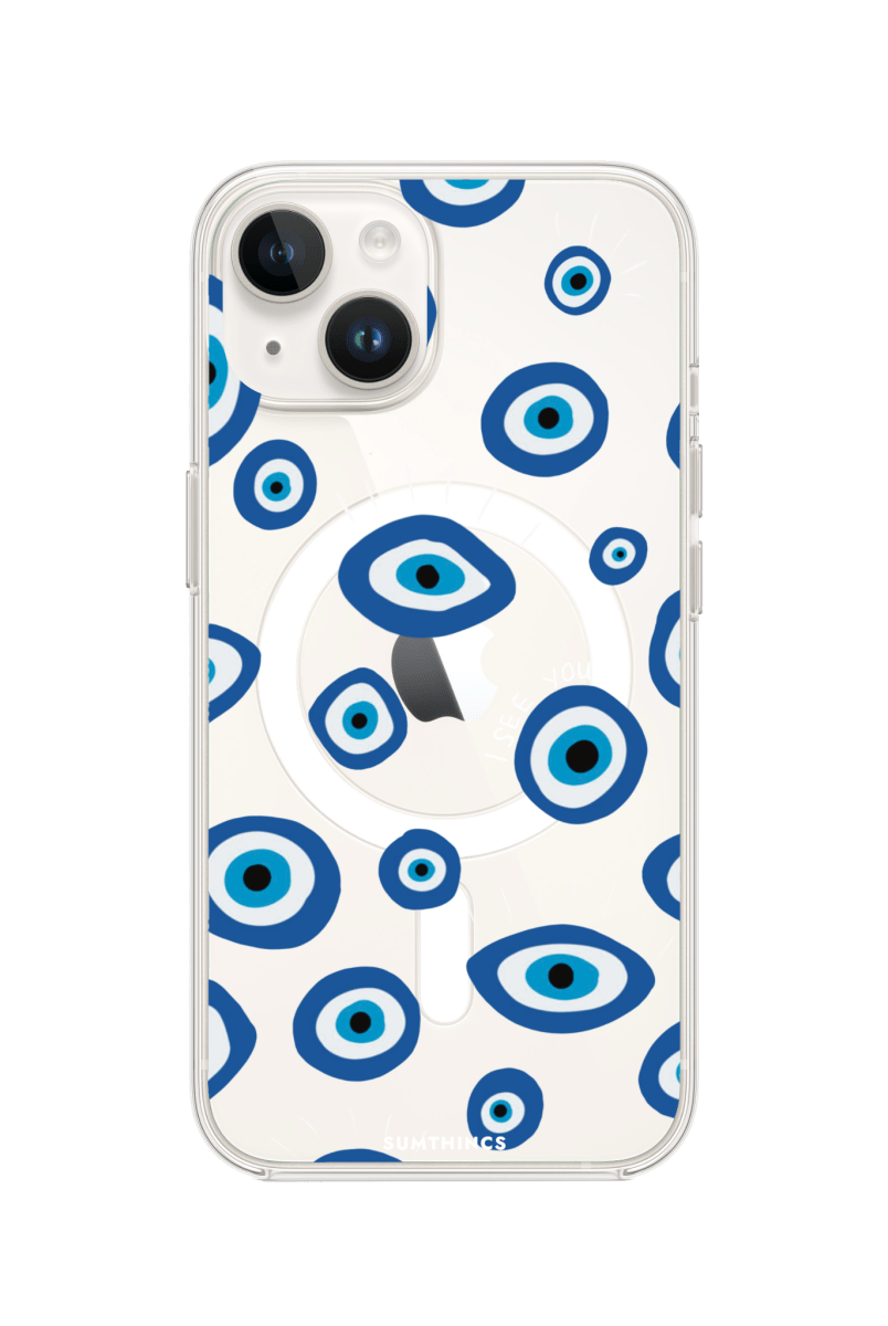 iPhone 14 I See You Clear Magsafe Şeffaf Telefon Kılıfı - SUMTHINCS