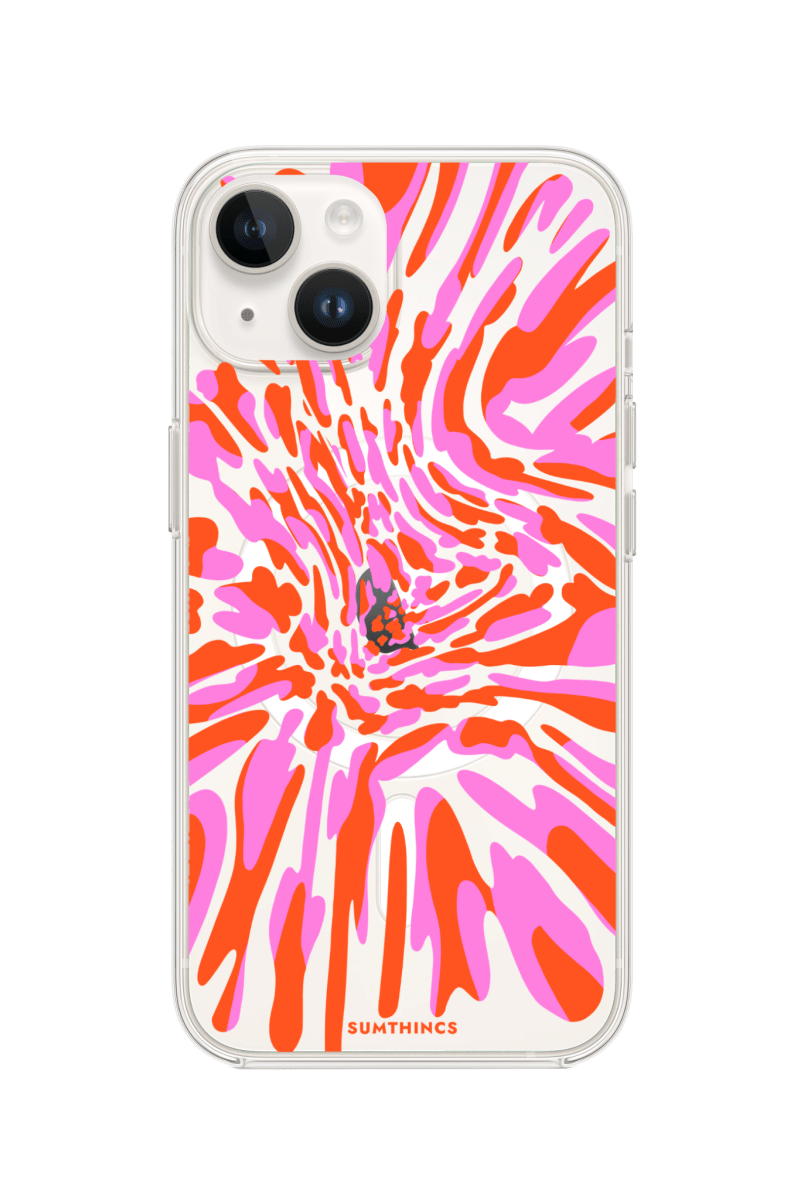 iPhone 14 Neon Dreams Clear Magsafe Şeffaf Telefon Kılıfı - SUMTHINCS