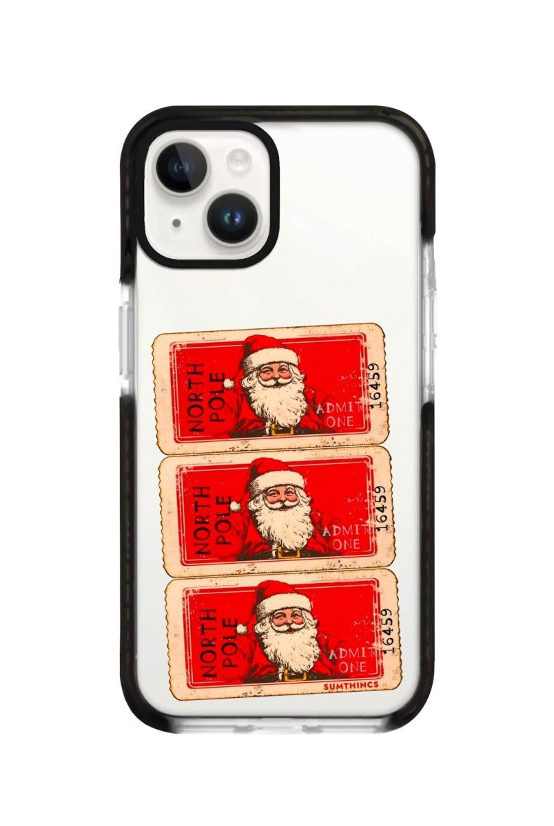 iPhone 14 Northpole Ticket Procase Şeffaf Telefon Kılıfı Siyah Şeffaf - SUMTHINCS