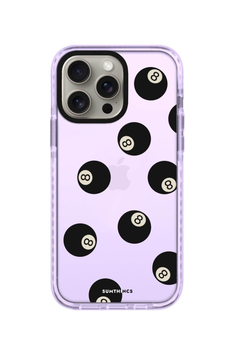 iPhone 14 Plus 8Ball Procase Şeffaf Telefon Kılıfı Lila - SUMTHINCS