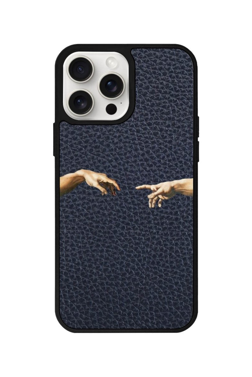 iPhone 14 Plus Adam's Creation Leather Vegan Deri Telefon Kılıfı Pasifik Mavi - SUMTHINCS