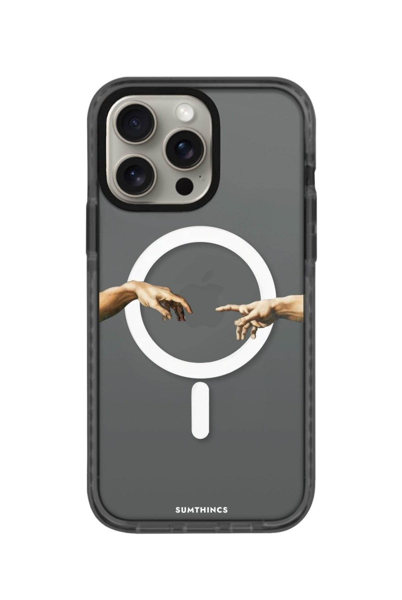 iPhone 14 Plus Adam's Creation Magsafe Procase Şeffaf Telefon Kılıfı Antrasit - SUMTHINCS