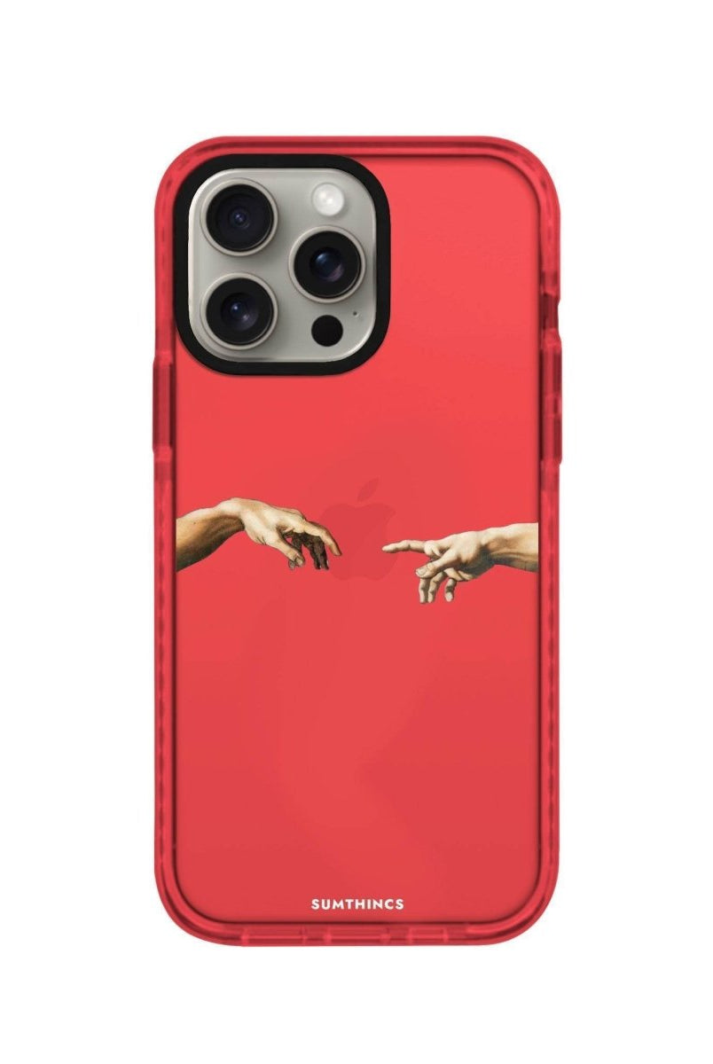 iPhone 14 Plus Adam's Creation Procase Şeffaf Telefon Kılıfı Kırmızı - SUMTHINCS