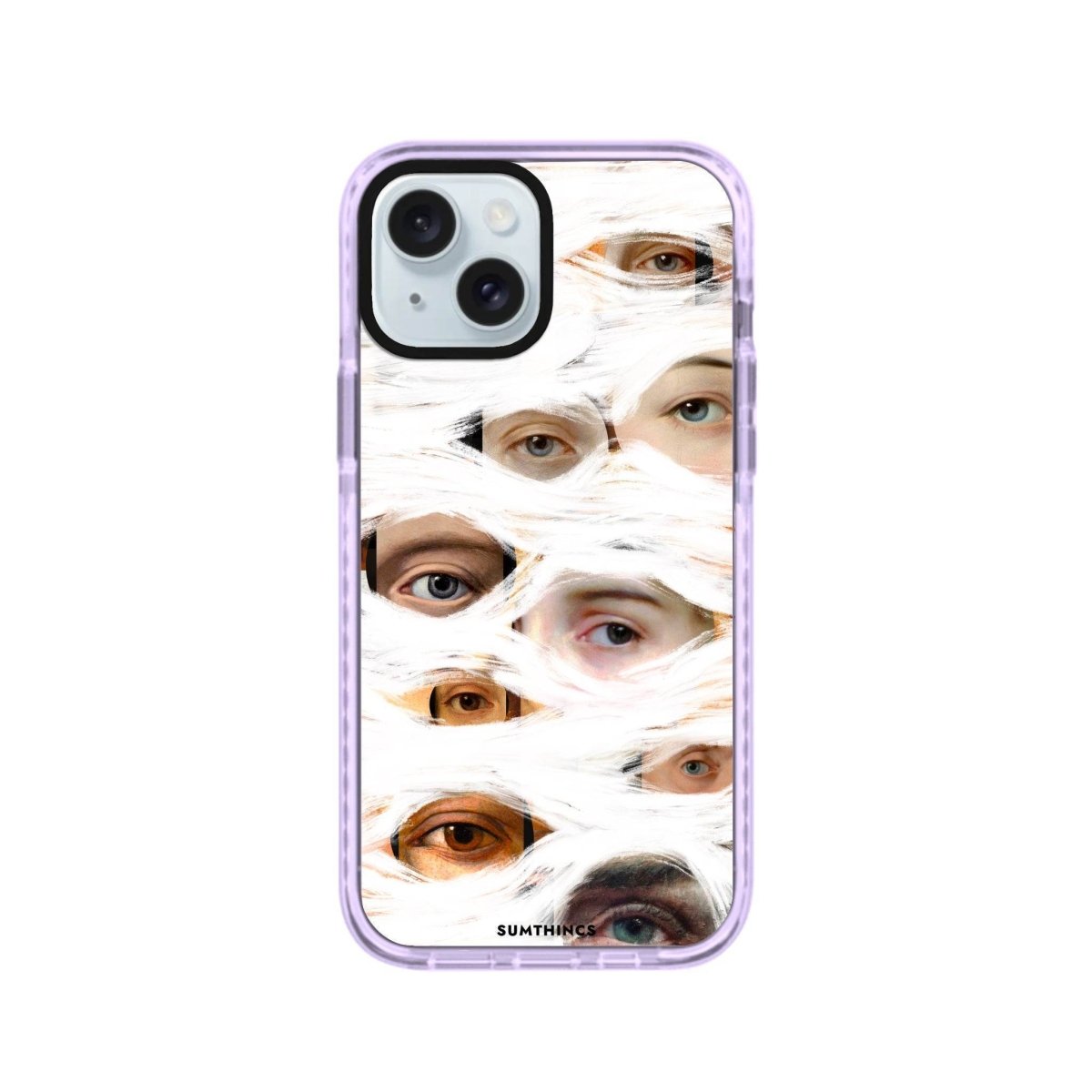 iPhone 14 Plus All Eyes On Me Procase Şeffaf Telefon Kılıfı Lila - SUMTHINCS