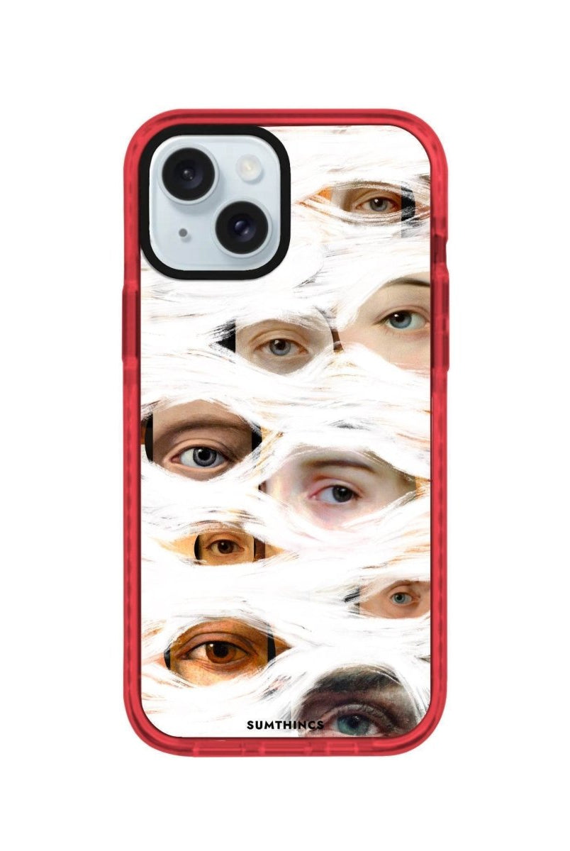 iPhone 14 Plus All Eyes On Me Procase Şeffaf Telefon Kılıfı Kırmızı - SUMTHINCS